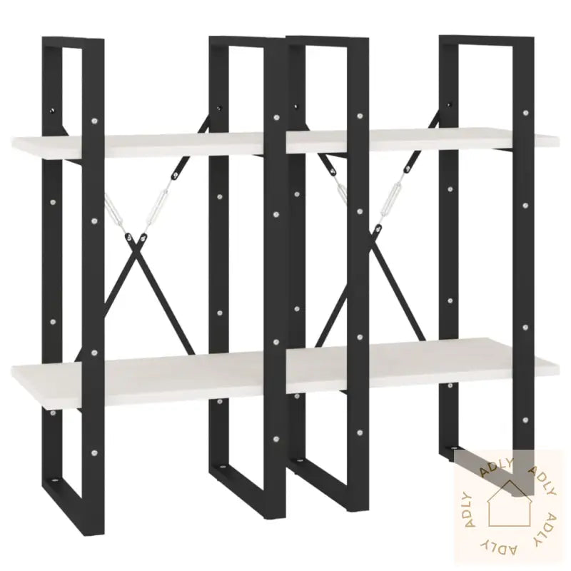 Bokhylle 4 Nivåer Hvit 40X30X140 Cm Heltre Furu