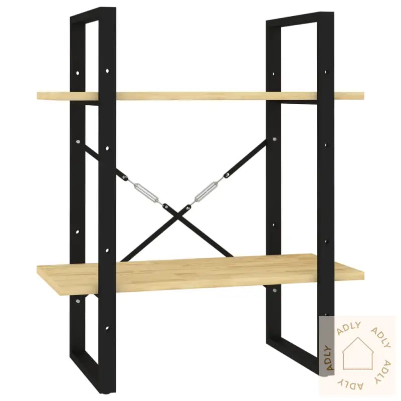 Bokhylle 2 Nivåer 60X30X70 Cm Heltre Furu