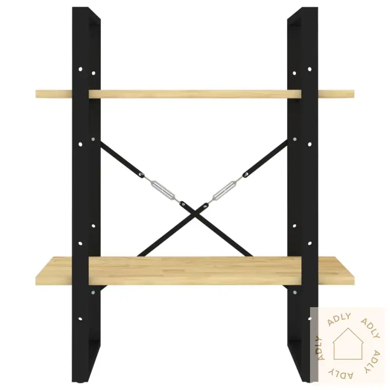 Bokhylle 2 Nivåer 60X30X70 Cm Heltre Furu