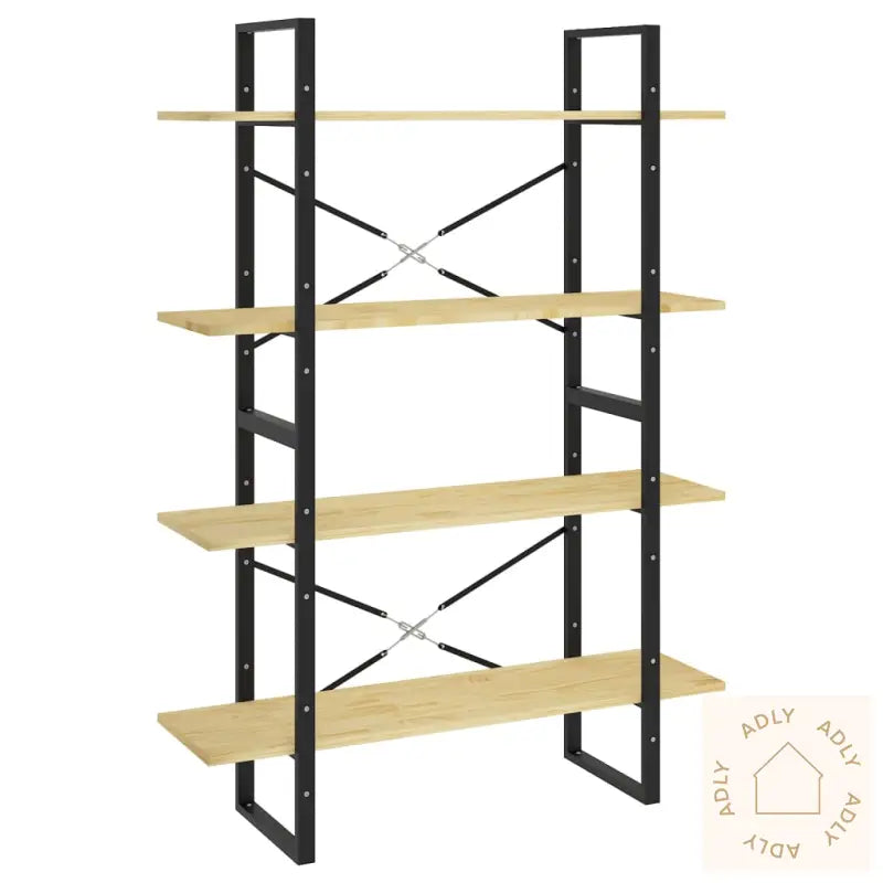 Bokhylle 4 Nivåer 100X30X140 Cm Heltre Furu