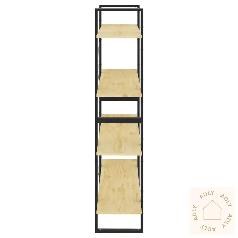 Bokhylle 4 Nivåer 100X30X140 Cm Heltre Furu