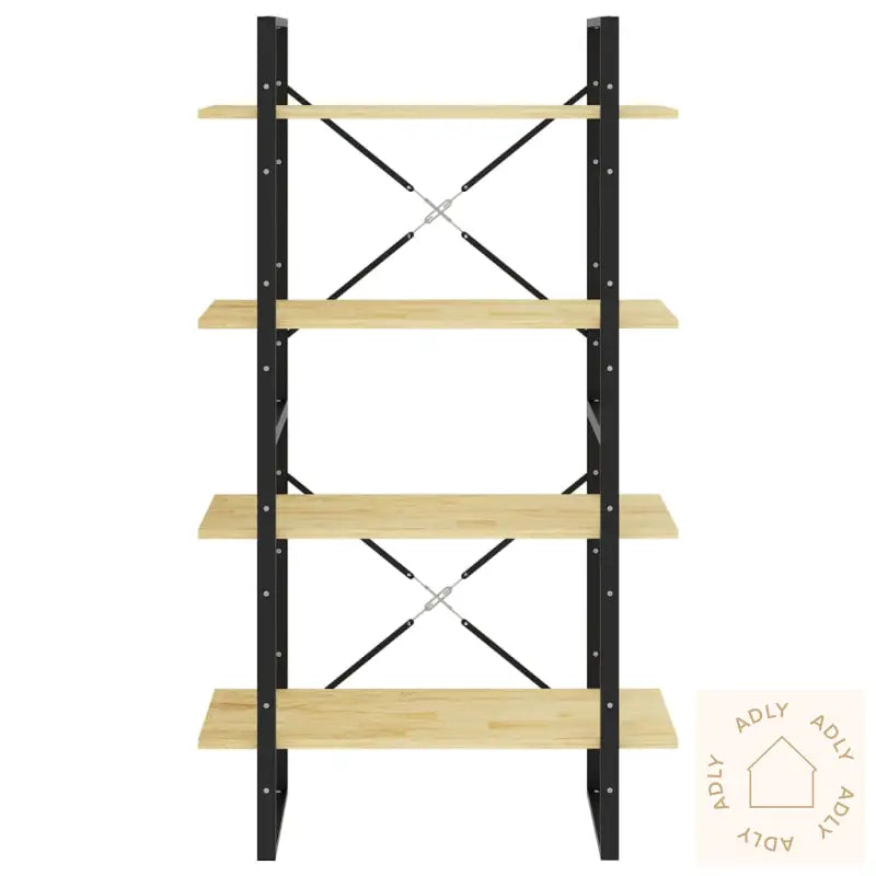 Bokhylle 4 Nivåer 80X30X140 Cm Heltre Furu