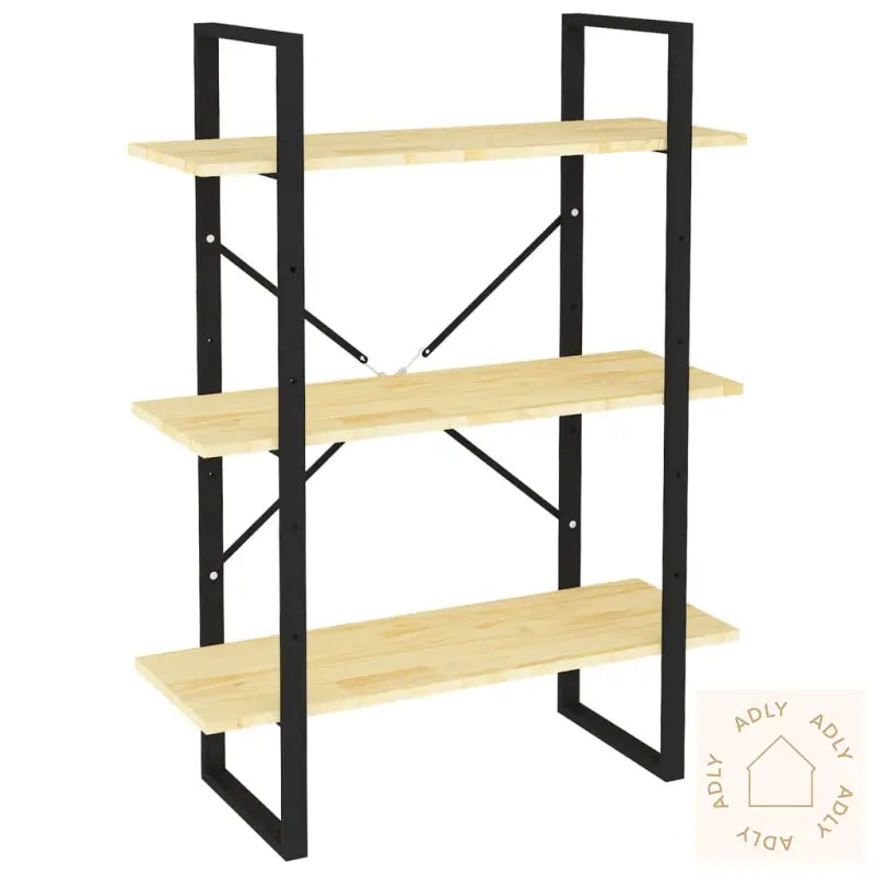 Bokhylle 3 Nivåer 80X30X105 Cm Heltre Furu