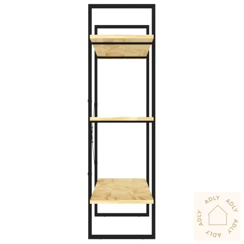 Bokhylle 3 Nivåer 100X30X105 Cm Heltre Furu