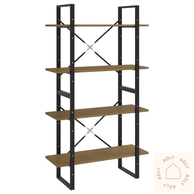Bokhylle 4 Nivåer 80X30X140 Cm Heltre Furu
