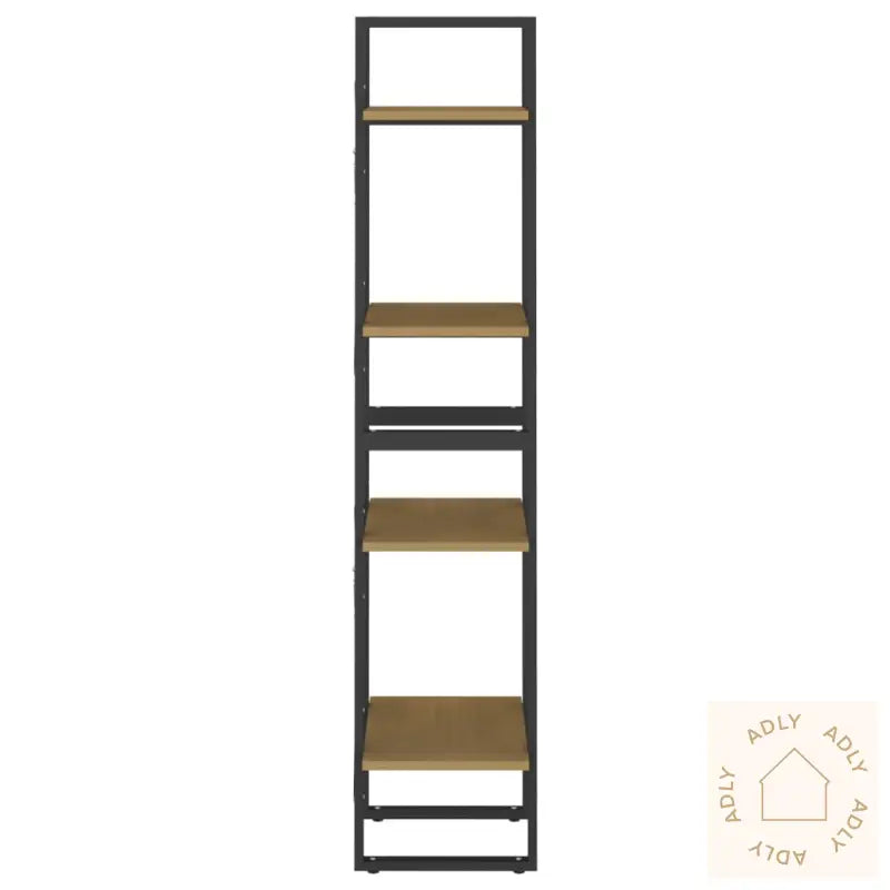 Bokhylle 4 Nivåer 40X30X140 Cm Heltre Furu