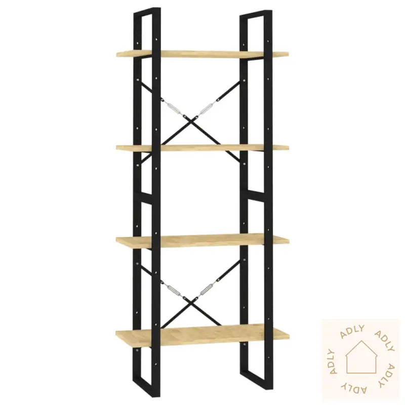 Bokhylle 4 Nivåer 60X30X140 Cm Heltre Furu