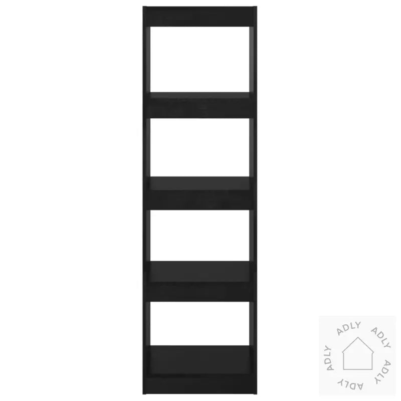 Bokhylle/Romdeler Svart 40X30X135,5 Cm Heltre Furu