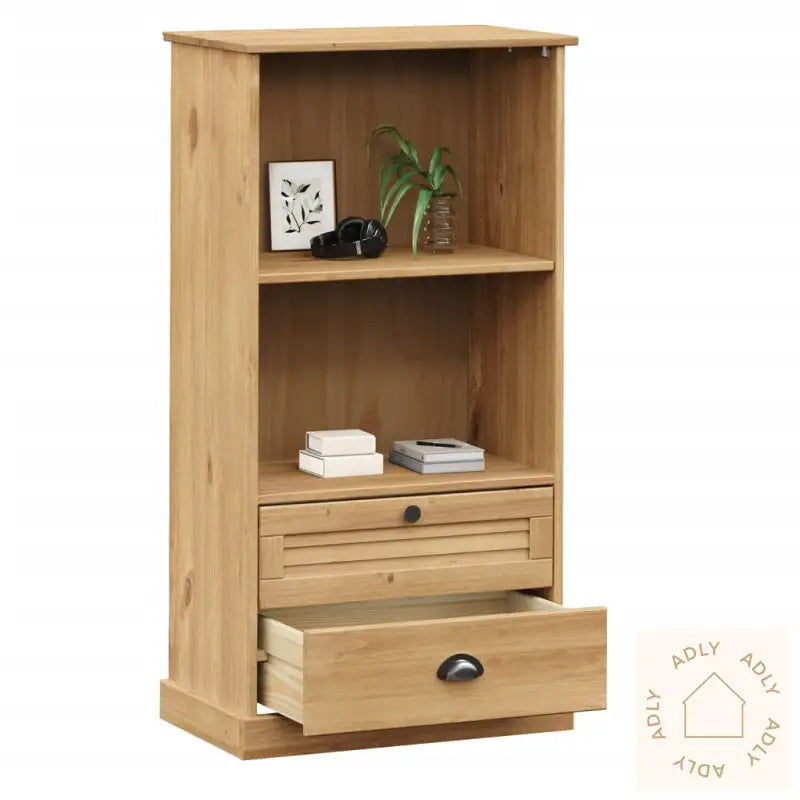 Bokhylle Vigo 60X35X114,5 Cm Heltre Furu
