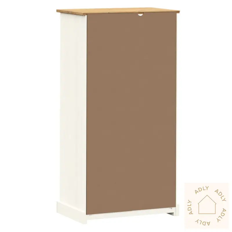 Bokhylle Vigo Hvit 60X35X114,5 Cm Heltre Furu