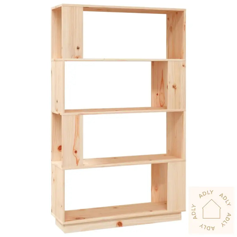 Bokhylle/Romdeler 80X25X132 Cm Heltre Furu