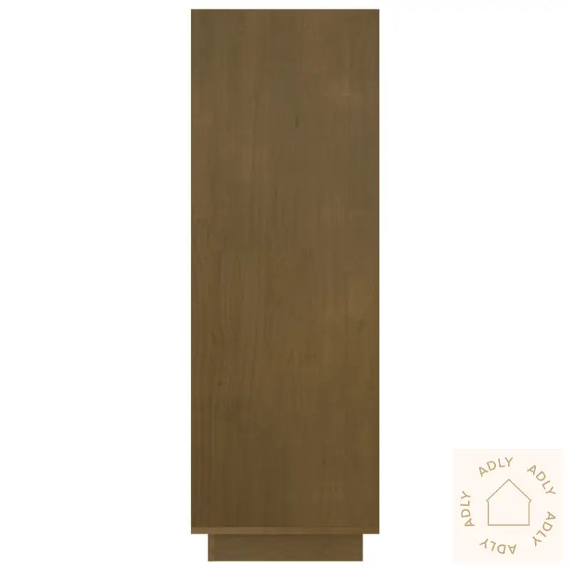 Bokhylle/Romdeler Honningbrun 80X35X103 Cm Heltre Furu