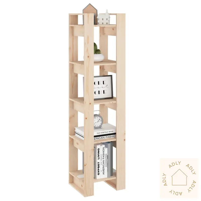 Bokhylle/Romdeler 41X35X160 Cm Heltre Furu