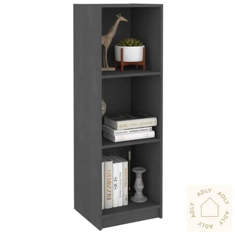 Bokhylle/Romdeler 36X33X110 Cm Heltre Furu Grå