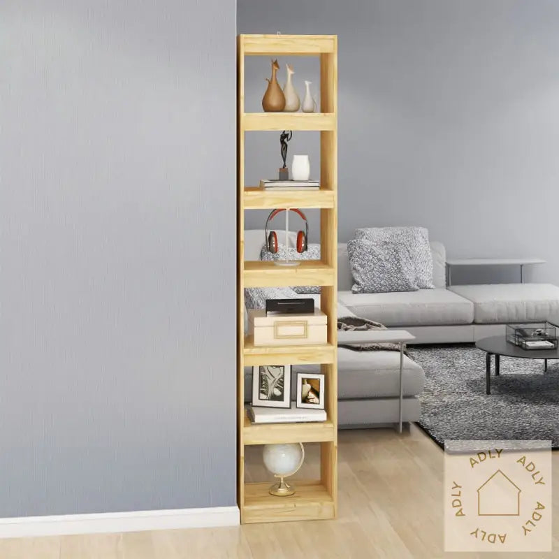 Bokhylle/Romdeler 40X30X199 Cm Heltre Furu