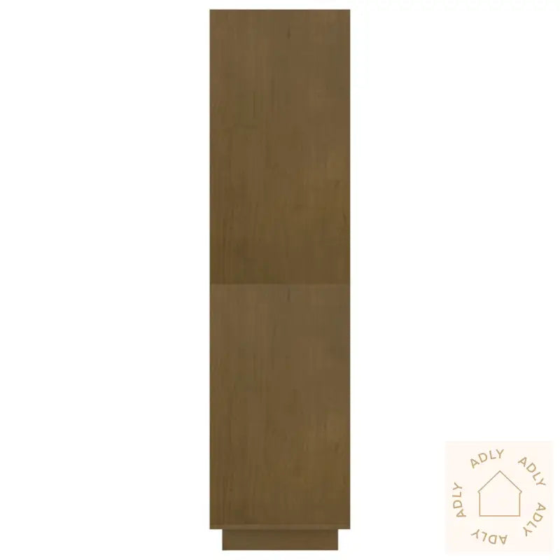 Bokhylle/Romdeler Honningbrun 80X35X135 Cm Heltre Furu