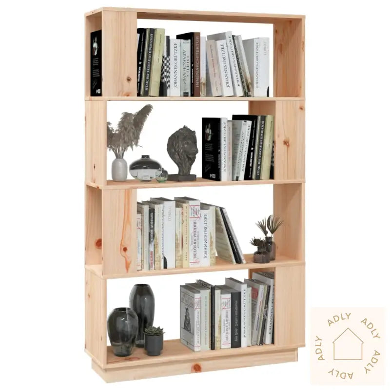 Bokhylle/Romdeler 80X25X132 Cm Heltre Furu