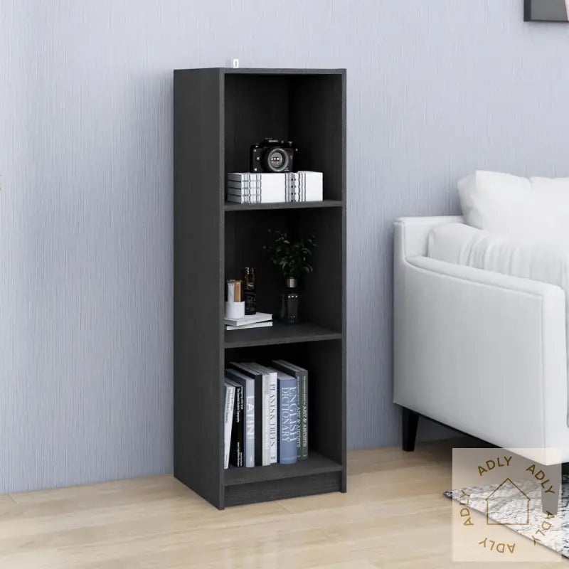 Bokhylle/Romdeler 36X33X110 Cm Heltre Furu Grå