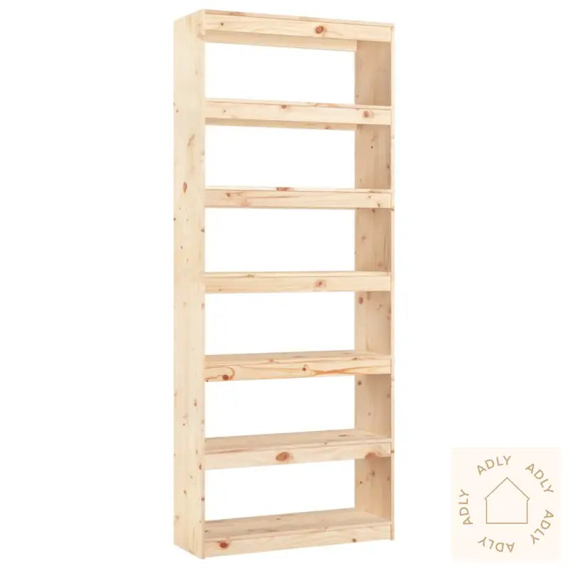 Bokhylle/Romdeler 80X30X199,5 Cm Heltre Furu