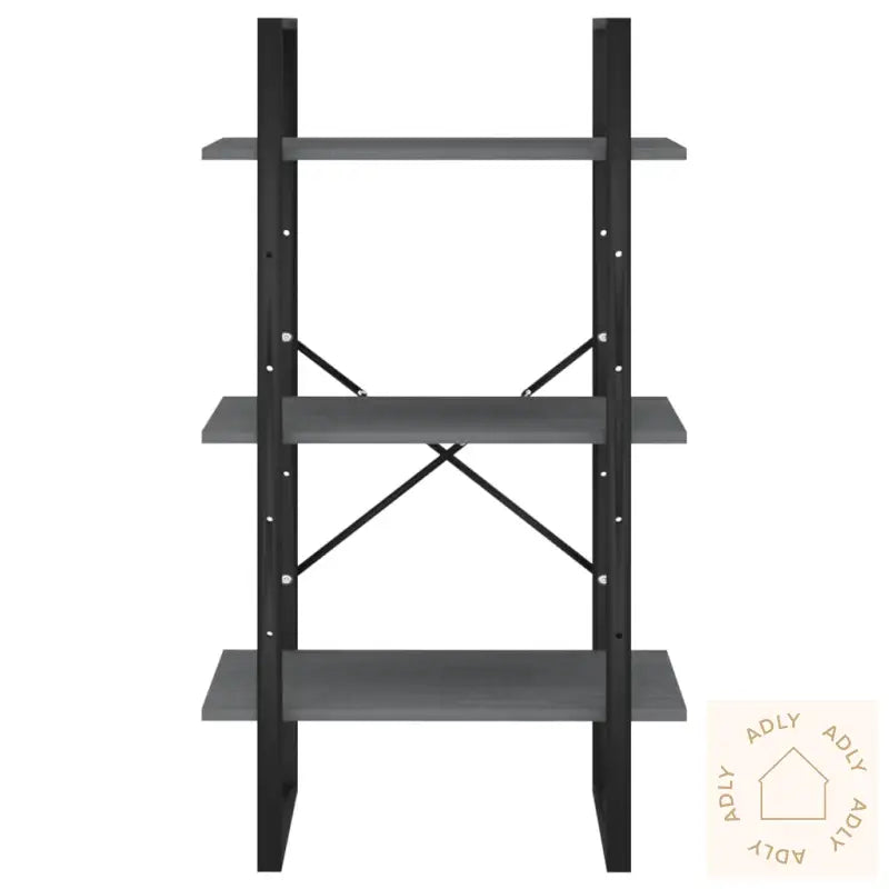 Oppbevaringshylle 60X30X105 Cm Heltre Furu Grå