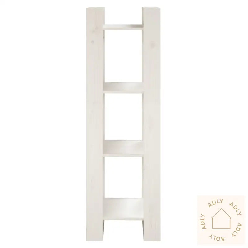 Bokhylle/Romdeler Hvit 41X35X125 Cm Heltre Furu