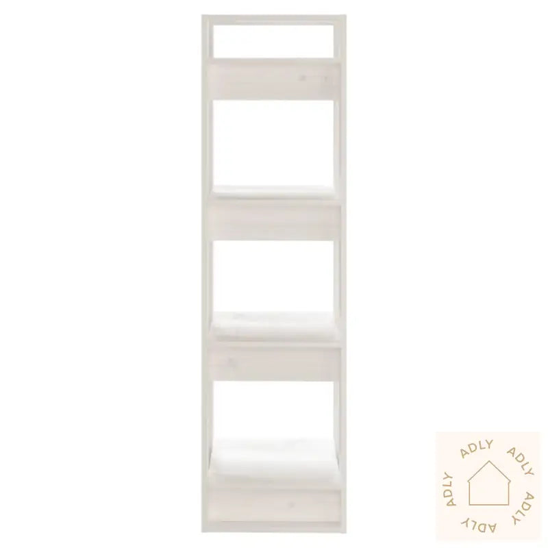 Bokhylle/Romdeler Hvit 41X35X125 Cm Heltre Furu