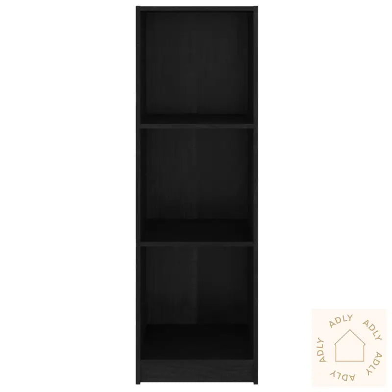 Bokhylle/Romdeler 36X33X110 Cm Heltre Furu Svart