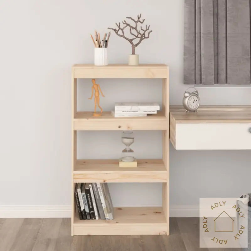 Bokhylle/Romdeler 60X30X103,5 Cm Heltre Furu