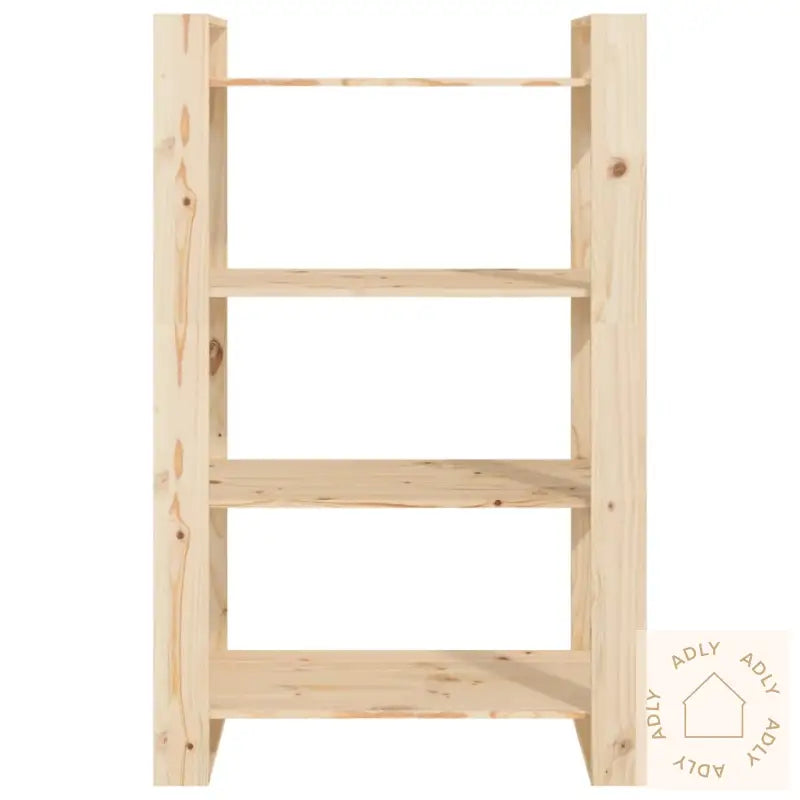 Bokhylle/Romdeler 80X35X125 Cm Heltre Furu