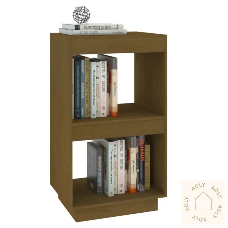 Bokhylle Honningbrun 40X35X71 Cm Heltre Furu