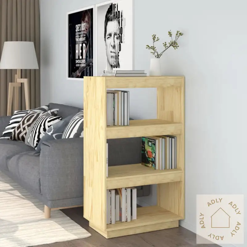 Bokhylle/Romdeler 60X35X103 Cm Heltre Furu