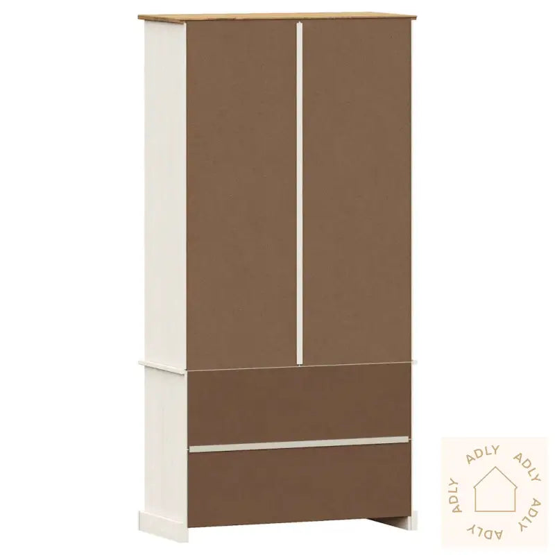 Bokhylle Vigo Hvit 85X35X170 Cm Heltre Furu