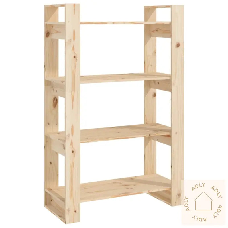 Bokhylle/Romdeler 80X35X125 Cm Heltre Furu