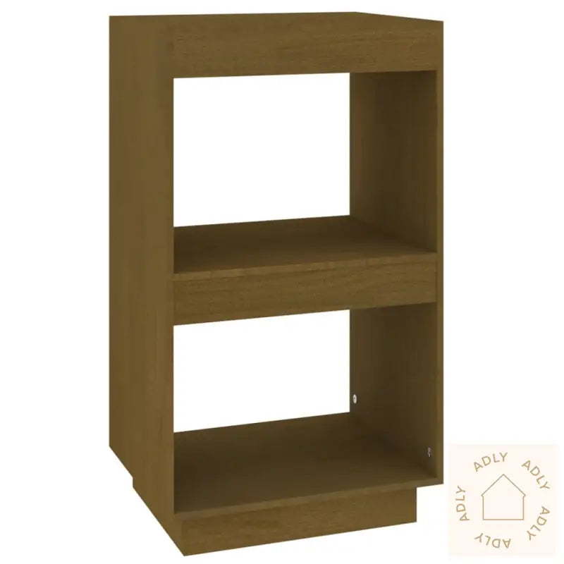 Bokhylle Honningbrun 40X35X71 Cm Heltre Furu