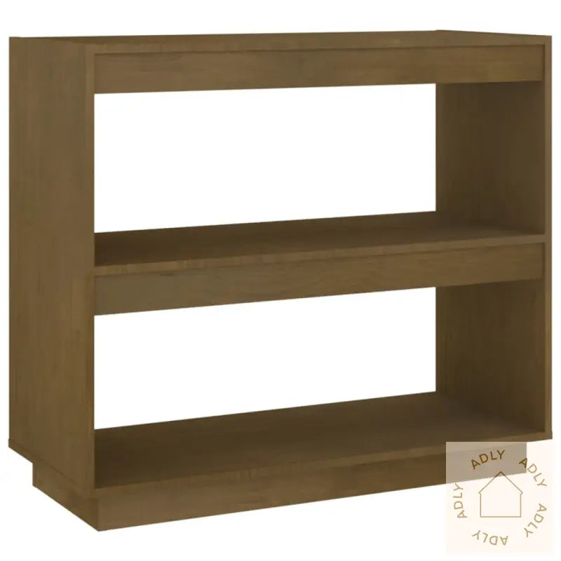 Bokhylle Honningbrun 80X35X71 Cm Heltre Furu