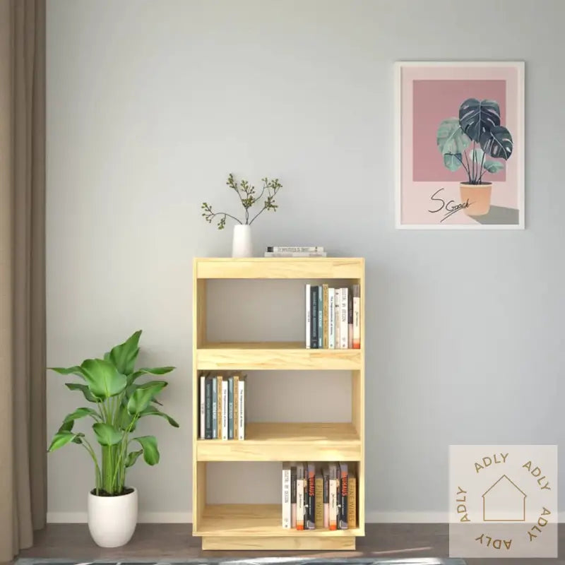 Bokhylle/Romdeler 60X35X103 Cm Heltre Furu