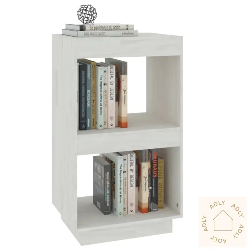 Bokhylle Hvit 40X35X71 Cm Heltre Furu