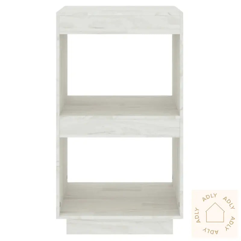 Bokhylle Hvit 40X35X71 Cm Heltre Furu