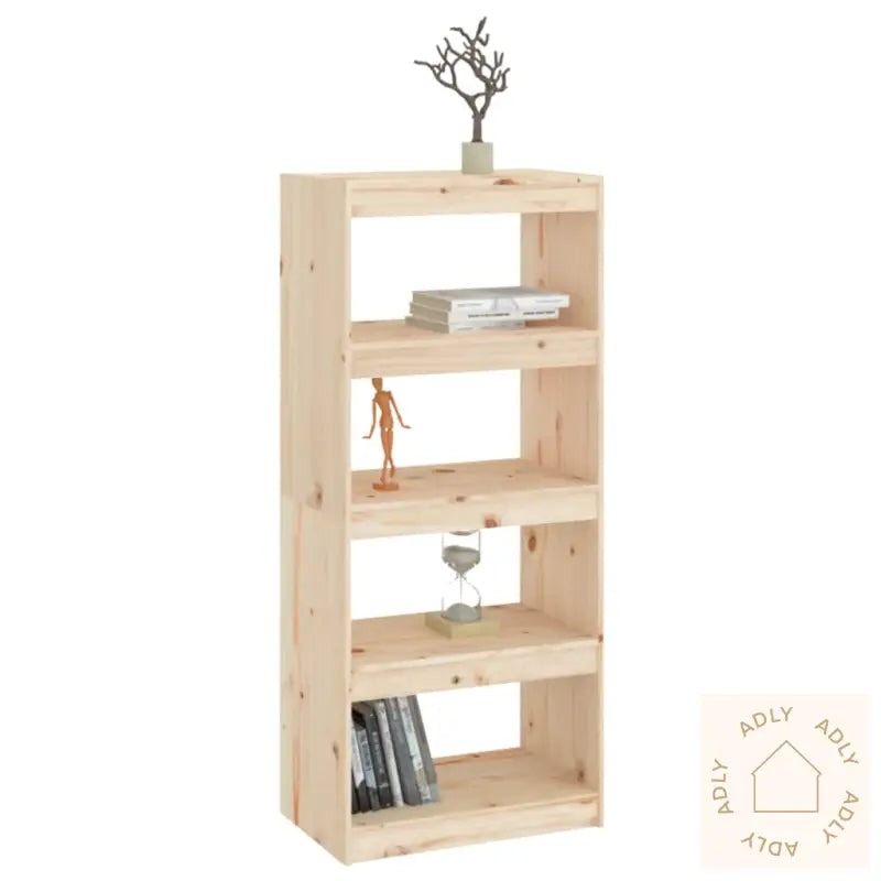 Bokhylle/Romdeler 60X30X135,5 Cm Heltre Furu