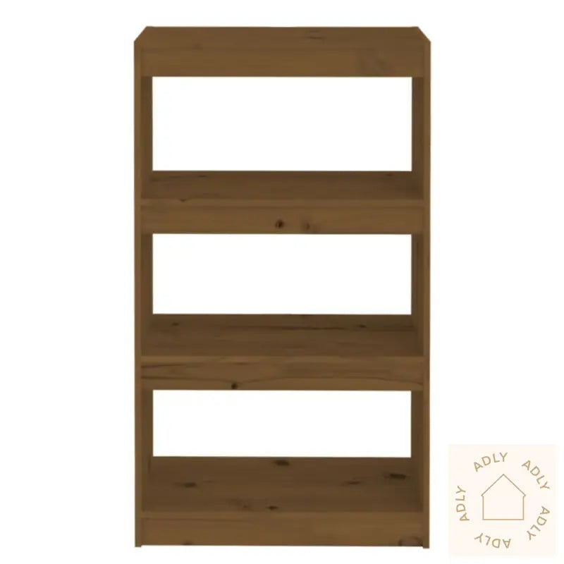 Bokhylle/Romdeler Honningbrun 60X30X103,5 Cm Heltre Furu