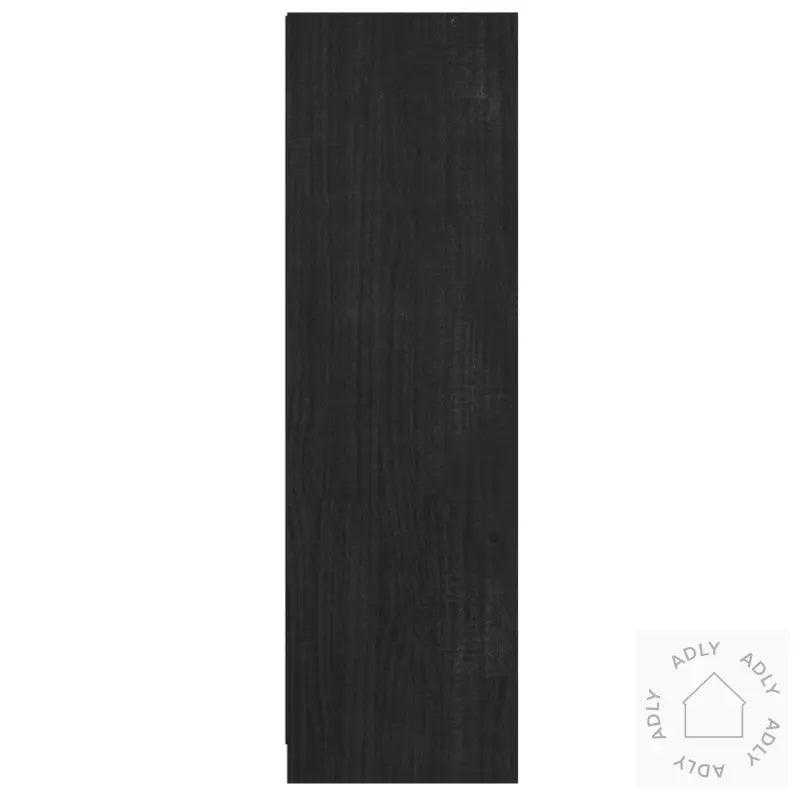 Bokhylle/Romdeler 36X33X110 Cm Heltre Furu Svart