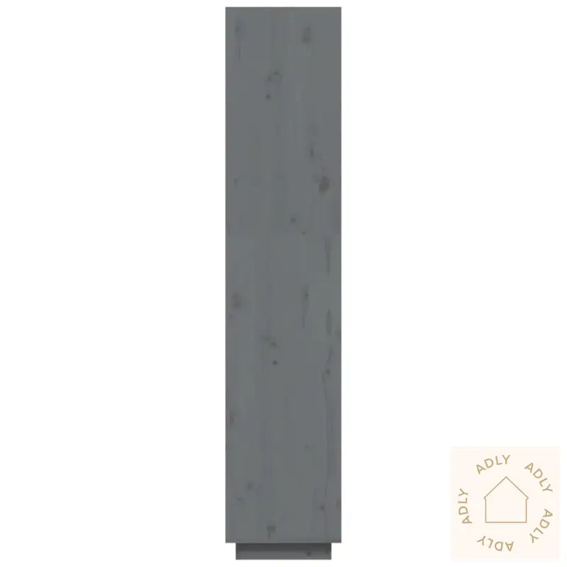 Bokhylle/Romdeler Grå 40X35X167 Cm Heltre Furu