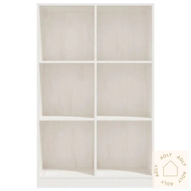 Bokhylle Hvit 70X33X110 Cm Heltre Furu