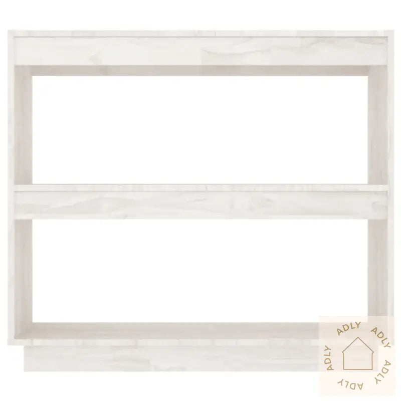 Bokhylle Hvit 80X35X71 Cm Heltre Furu