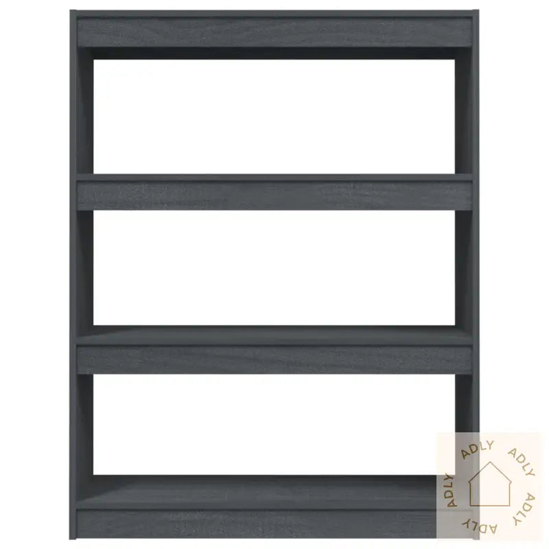 Bokhylle/Romdeler Grå 100X30X103 Cm Heltre Furu