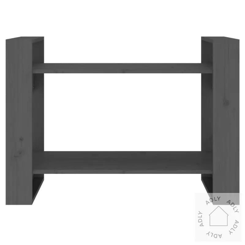Bokhylle/Romdeler Grå 80X35X56,5 Cm Heltre Furu