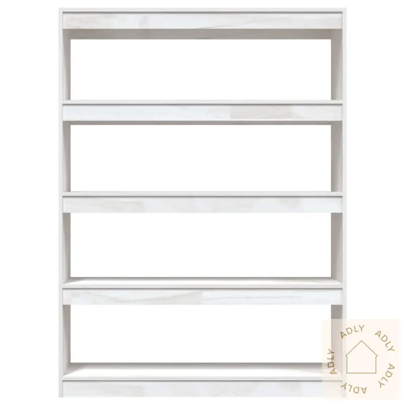 Bokhylle/Romdeler Hvit 100X30X135,5 Cm Heltre Furu