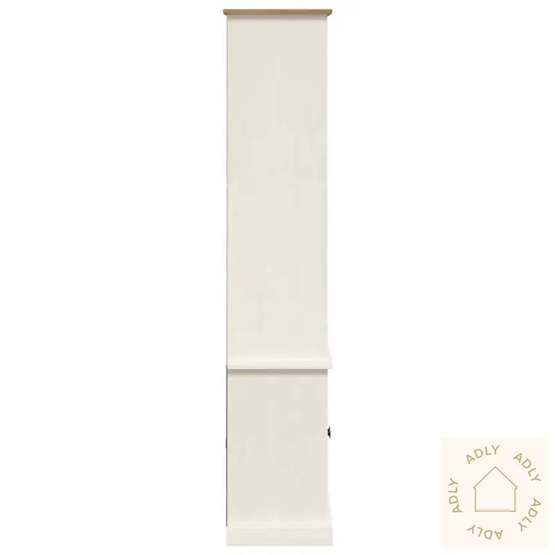 Bokhylle Vigo Hvit 85X35X170 Cm Heltre Furu