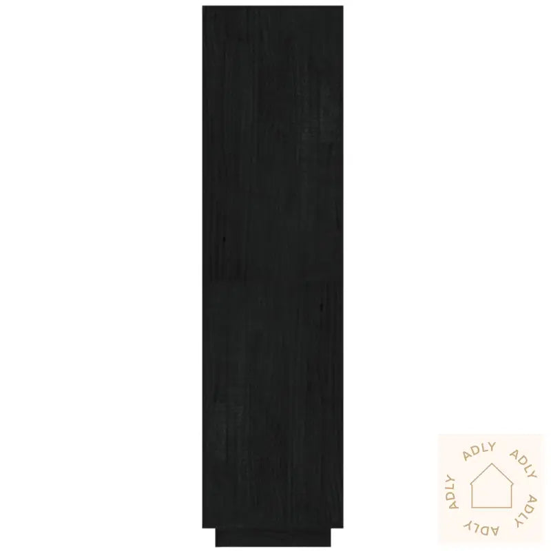 Bokhylle/Romdeler Svart 40X35X135 Cm Heltre Furu