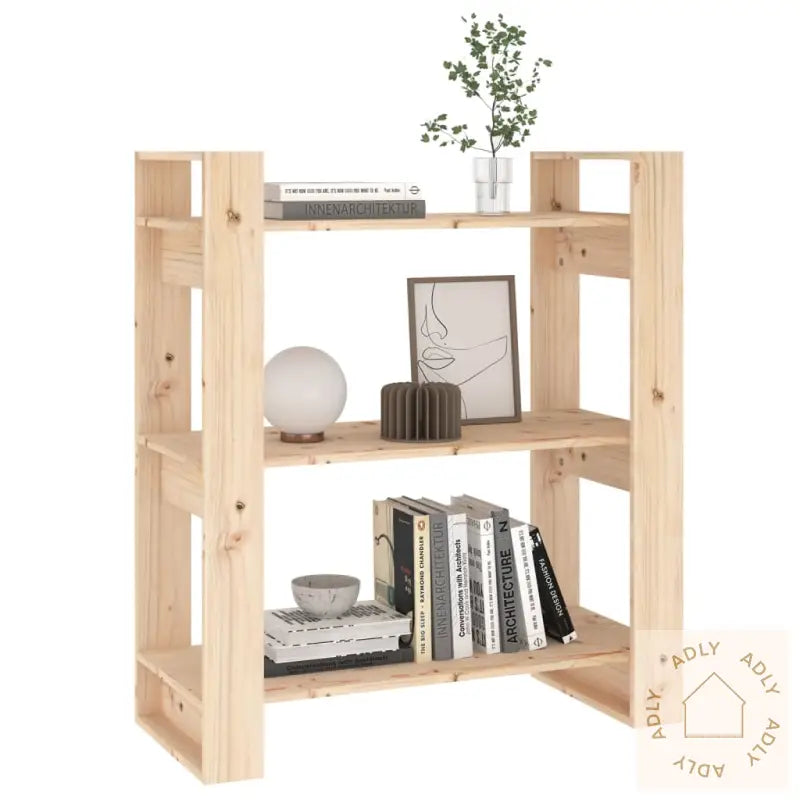 Bokhylle/Romdeler 80X35X91 Cm Heltre Furu